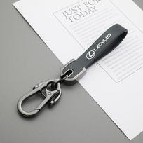For Lexus RX330 RX300 SC300 NX UX IS200T RX200T NX300 lS400 RX270 New Genuine Leather Car Styling Emblem Keychain Key Chain Ring