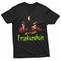 Abbott And Costello Meet Frankenstein Classic Horror Comedy T-Shirt S įvairiaspalvis