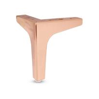 Metalinės baldų kojos Triangulės Spintelės Sofos Kėdės Kojos Modernios Spintelių Kojos Baldų Priedai Rose Gold/10cm