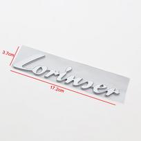 1 vnt. 3D ABS plastiko Lorinser automobilio raidės logotipas lipdukas galinės bagažinės emblema apdaila lipdukas stilius automobilių aksesuarai Lorinser