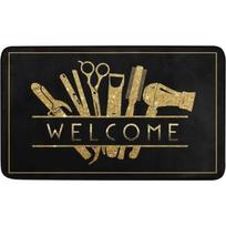 Barber Shop Sign Entrance Doormat Decor Non-Slip Welcome Mats for Home Kitchen Washable Bathroom Floor Mat Balcony  Rugs 40cmX60cm
