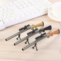 Sniper Rifle Gel Pen Creative Survival Game Gun Toy Gel Pen 0.38mm Black Ink For School Writing Kids Novelty Stationery Gift juoda