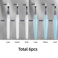 6pcs Refillable Water Color Brush Pen Set Large Capacity Nylon Watercolor Paint Brushes Artist Grade Painting Brush