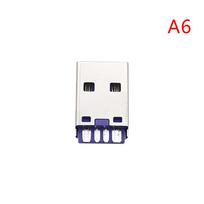 PD Fast Charge Type-C USB 65W 5A Male Connector Welding With 5Pin PCB + Type A Male 5Pin USB DIY OTG Data Charge DIY KIT