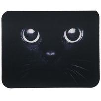 Rubber+cloth Black Cat Gaming Mouse Pad 9.45 X 7.87 X 0.12 Inches Multicolour Desktop Pad Rectangle Office Computer Mousepad