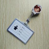 Cartoon Nurse Doctor Hospital Medical Keychains Retractable Brooch Badge Reel Clip ID IC Name Card Holders Gifts