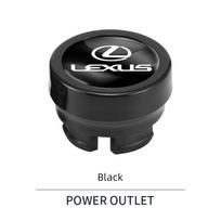Interior Stickers Car Cigarette Lighter Cover DustProof Decoration Cap For Lexus IS250 IS200 CT200h GS300 LS430 RX450h LX570 IS3 juoda