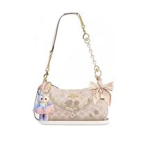 COACH shoulder bag [Customized bag] Teri 24 classic presbyopic Logo zipper closure, pendant, scarf, bow, printing, extension Bamboo style basic style balta