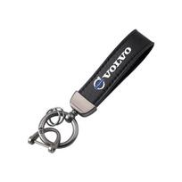 For Volvo XC90 XC60 V50 S60 V70 V60 V40 S90 olestar AWD XC40 S80 T6 V90 Car Key Cover Pendant Keychain PU Leather Keyring