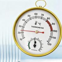 Sauna Temperature Gauge 10 To 120℃ 2 In 1 Clear Scale Multipurpose Sauna Hygrometer Simultaneous Display For Home Onesize