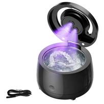 Ultrasonic Retainer Cleaner Machine: 43kHz Rechargeable Cordless Denture Cleaner - Waterproof Ultrasonic Jewelry Cleaner - Dental Cleaning juoda