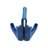 Foldable Net Mounted Phone Holder 3D Printed Action Camera Holder Secure Clip-On Mount  Badminton mėlyna