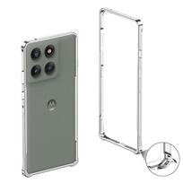 Nuimamas metalinis itin plonas apsauginis dėklas, skirtas Motorola Edge 70 60 Fusion, metalinis rėmelis, smūgiams atsparus dangtelis, buferis, skirtas MOTO X70 Air For MOTO Edge 60