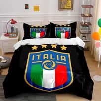 Italy football crest design. Bedding sets Duvet cover sets Duvet covers Pillowcases(1 * Duvet Cover 2 * Pillowcases without duvet insert) 135x200cm