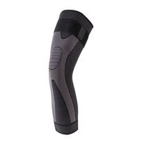 Compression Knee Pads Support Lengthen Stripe Sport Sleeve Protector Elastic Long Warm Kneepad Brace Volleyball Running 1pc L weigth 60-70KG