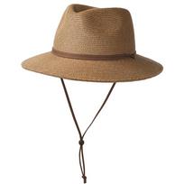 Summer Men's Western Cowboy Hat Jazz Straw Hat with Windproof Rope & Vent Holes Outdoor Sun Hat for Travel Beach L-XL ruda