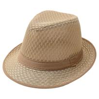 New Mesh Western Cowboy Hat Curved Brim Ethnic Roll Brim Cowgirl Cap Breathable Large Jazz Fedora Hats for Women Men chaki
