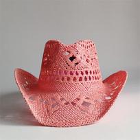 New Yellow 2025 Cowboy Straw Hat Hand-woven Hollow Men's and Women's Summer Sun Hat Jazz Straw Hat Western Cowboy Hat sombrero 55-58CM