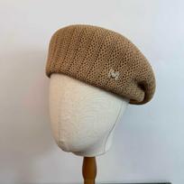 Summer Solid Knitted Beret Cap For Women Top Quality Best Matched Bonnets Cap With M Logo Outdoor Breathable Casual Bonia Gift chaki