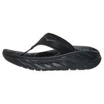 HOKA  Ora Recovery Flip Slide Black Dark Gull Grey Women Sneakers 1117910-BDGGR 36