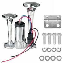 Universalus automobilio oro ragas kompresorius, dvigubi ragai, 12V ragas kompresorius, itin garsus dviejų tonų, motociklui, automobiliui, valčiai, sunkvežimiui CHINA