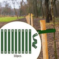 10Pcs Tree Straps for Staking Storm Protection, Nylon, Windproof Easy to Install Stake