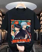 Mashle T-Shirt Magic and Muscles Mash Cream Puff Anime  Gifts Shirt All Size 4XL