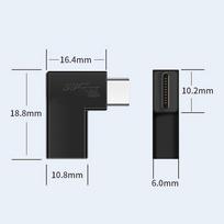 10Gbps 90 Degree USB Type C Male to Female Converter USB C Adapter For Mobile Phone Laptop Portable Connector juoda