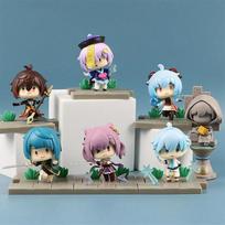 Genshin Impact Anime Figure Blind Box Random Character Collectible Action Figure Toy Beautiful Gift for Fans Mystery Box Lucky Draw Model