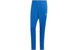 Adidas Originals Adicolor megztos kelnės vyriškos mėlynos vidutinio pločio tiesaus kirpimo kelnės IM4546 XS