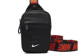 Nike Poliesterio Per Petį Nešiojama Rankinė Sling Bag Įprasta Unisex Juoda BA5904-010