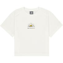 New Balance T Shirt Women's Sea Salt White AWT52378-SST L