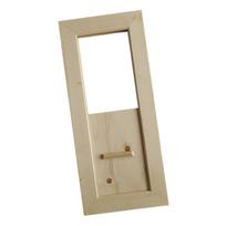 Durability Wooden Sauna Ventilation Panel Heat Humidity Resistant Safe Sauna Room Shutter Window Supply