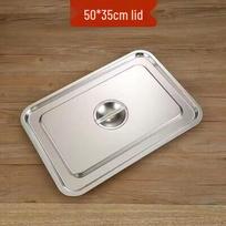 304 Stainless Steel Rectangular Food Pan with Lid