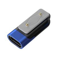 Watch Charger USB C Adapter Right Angle Type C Charger Adapter Magnetic Type C Adapter Watch Charger for Samsung Galaxy Fit 3 mėlyna