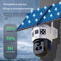 TCL 4G Solar Security Camera with Lifetime Data & 360° Color Night Vision CN plug (adapter included)