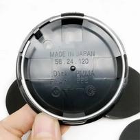 4pcs 70mm No Logo Auto Rims Cover Black 56.24.1205624120  Wheel Center Cap Hubs