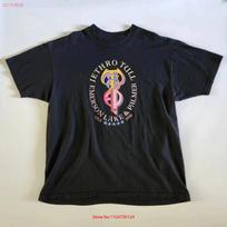 Jethro Tull Emerson Lake Palmer 1996 Concert Tour T Shirt 2side FN940 vintage Washed designer clothes Versatile Breathable S įvairiaspalvis