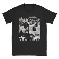 Men Depeches Cool Modes T Shirts Pure Cotton Tops Fashion Short Sleeve Round Collar Tee Shirt Gift Idea T-Shirt S įvairiaspalvis