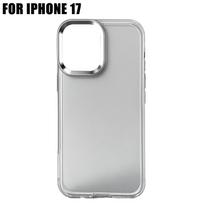 Transparent Silicone Phone Case for IPhone 17 IPhone 17Pro Max Shockproof Transparent Bumper Soft Clear Cover Luxury Metal Case