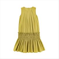 YouYou Girls' Sleeveless Casual Summer Dress 120 garstyčių žalias spalva