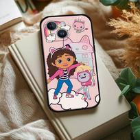 G-Gabbys Dollhouse Phone Case For IPhone 1716 15 14 13 Pro Max 11 12 Mini X Xs XR Black Silicone Cover iPhone17promax