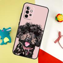 Cartoon Poodle Dog For Samsung Galaxy A55 A35 A15 A54 A34 A14 A53 A33 A13 A05 A06 A16 A22 A32 A52 Phone Case For Samsung A51 4G
