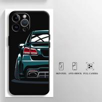 Phone Case for Google Pixel 8 Pro 6a 7 Pro 8a 6 Pro 9a 9 Pro XL 7a Black Soft Shell JDM Sports Car for Pixel 6 Pro
