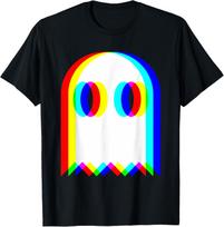 Ghost Trippy Vaporwave House Music Festival EDM Techno Rave T-Shirt S įvairiaspalvis