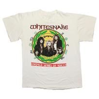 Vtg Whitesnake Band Gift For Fans Cotton S-4XL White Unisex Shirt MM990 S įvairiaspalvis