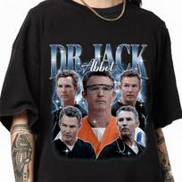 Dr. Jack Abbot Bootleg Unisex T-Shirt, Vintage Style Tee, Medical Drama Fan Shirt, Funny Jack Abbott T-Shirt, Doctor TV Characters T-Shirt S įvairiaspalvis