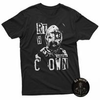 Terrifier Art The Clown Bloody Face High Contrast Horror T-Shirt S įvairiaspalvis
