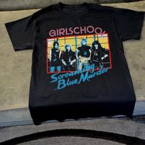 Screaming Blue Murder Tour GIRLSCHOOL T-Shirt All Size S To 5XL GE736 S įvairiaspalvis