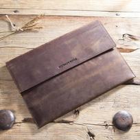 Genuine Leather Laptop Sleeve Case For ipad Air / Pro 13 12 9 case  MacBook 12inch Galaxy Tab 12 inch Tablet Sleeve Pouch for iPad Pro 13